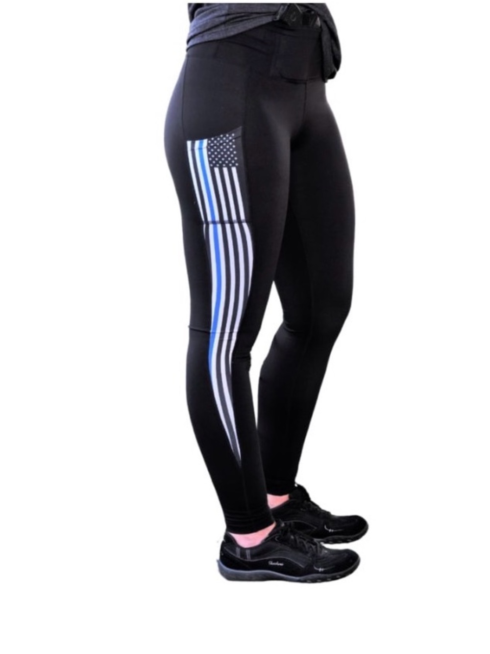 Girls with Guns Back The Blue Leggings